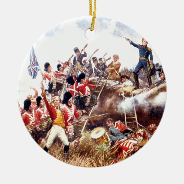 ABH War of 1812 Ceramic Tree Decoration (Front)