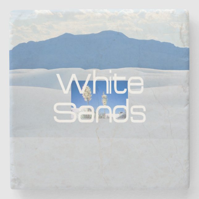 ABH White Sands Stone Coaster (Front)