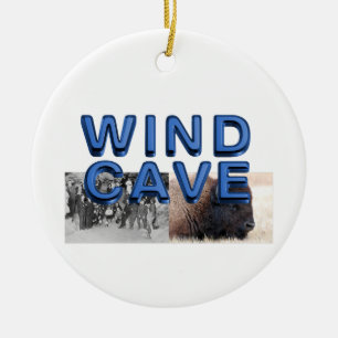ABH Wind Cave NP Ceramic Tree Decoration