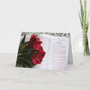 Abide in Him: A Scripture of Faith Card