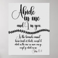 Abide in Me KJV Bible Verse