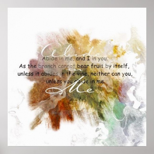 Abide in Me Poster (Front)