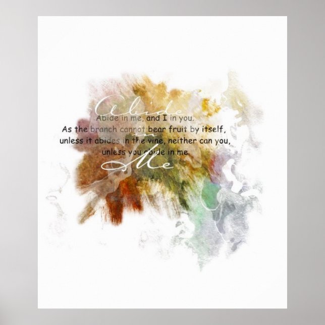 Abide in Me Poster (Front)