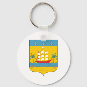Abidjan Coat of Arms Key Ring