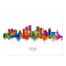 Abidjan Ivory Coast Skyline