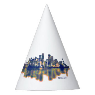 Abidjan Skyline Party Hat
