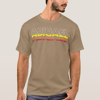 Abigael First Name Funny Vintage Sunset Abigael vi T-Shirt