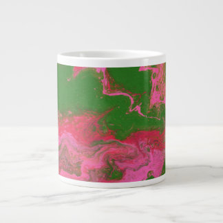 Abigail 2 Crazy Pink Green Abstract Mug