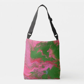 Abigail 2 Crazy Pink Green Abstract Tote