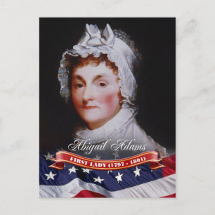 Abigail Adams, First Lady of the U.S. Postcard