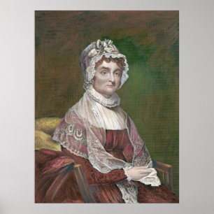 Abigail Adams later in life, by Gilbert Stuart Poster