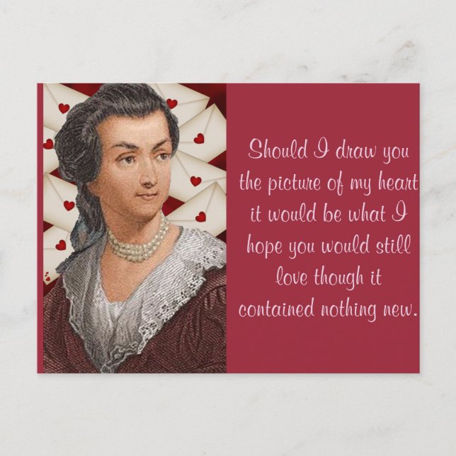 Abigail Adams love letters Postcard (Front)