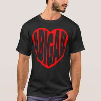 Abigail in my Heart retro T-Shirt