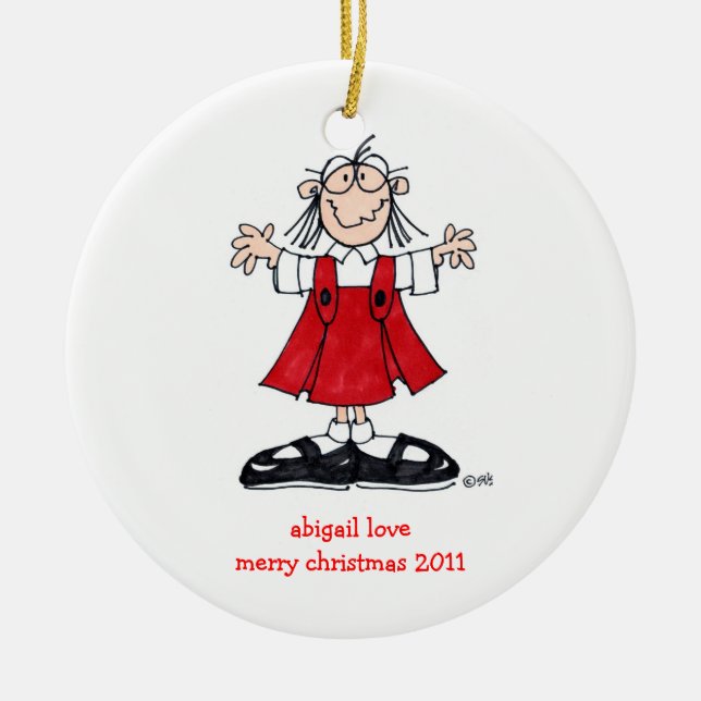ABIGAIL LOVE CHRISTMAS 2011 ORNAMENT (Front)