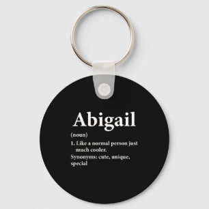 Abigail Name Definition Funny D  Key Ring