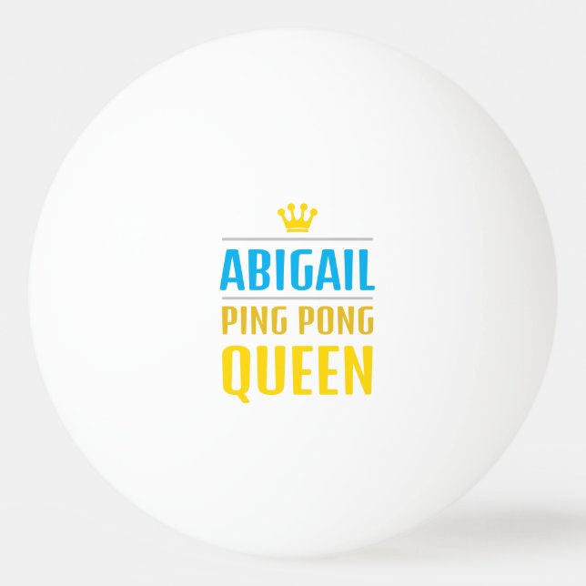 Abigail Ping Pong Ball (Front)