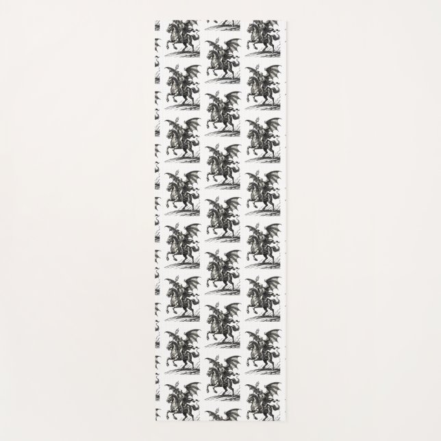 Abigor’s Midnight Charge Yoga Mat (Front)