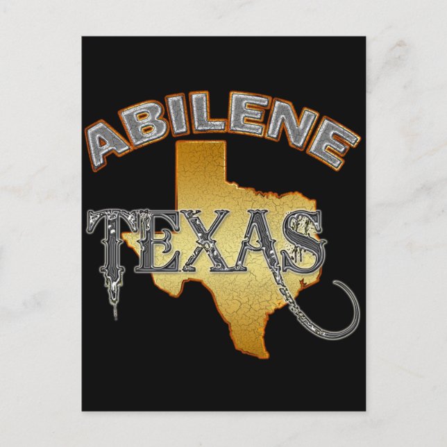 ABILENE, TEXAS POSTCARD (Front)