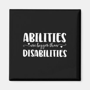 Abilities Disabilities Speech Therapist Gifts For Magnet