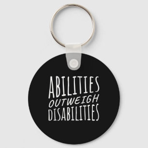 Abilities Outweigh Disabilities Behaviour Therapy Key Ring