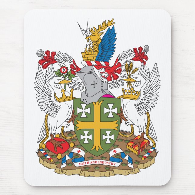 Abingdon Coat of Arms Mouse Pad (Front)