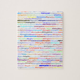 Abingdon Text Design II Puzzle