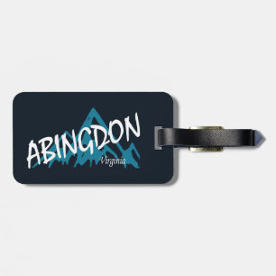 Abingdon Virginia Mountains Luggage Tag
