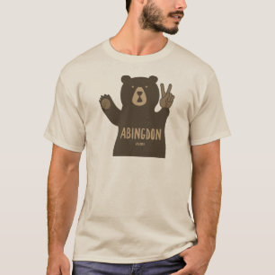 Abingdon Virginia Peace Bear T-Shirt