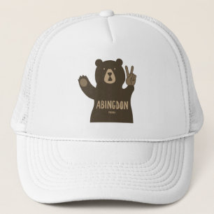 Abingdon Virginia Peace Bear Trucker Hat