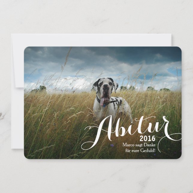 Abitur Karten (Front)