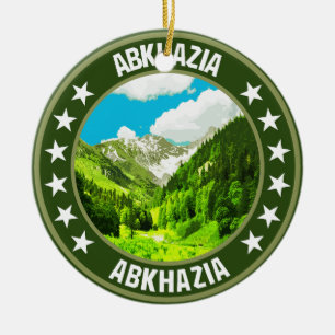 Abkhasia ceramic tree decoration