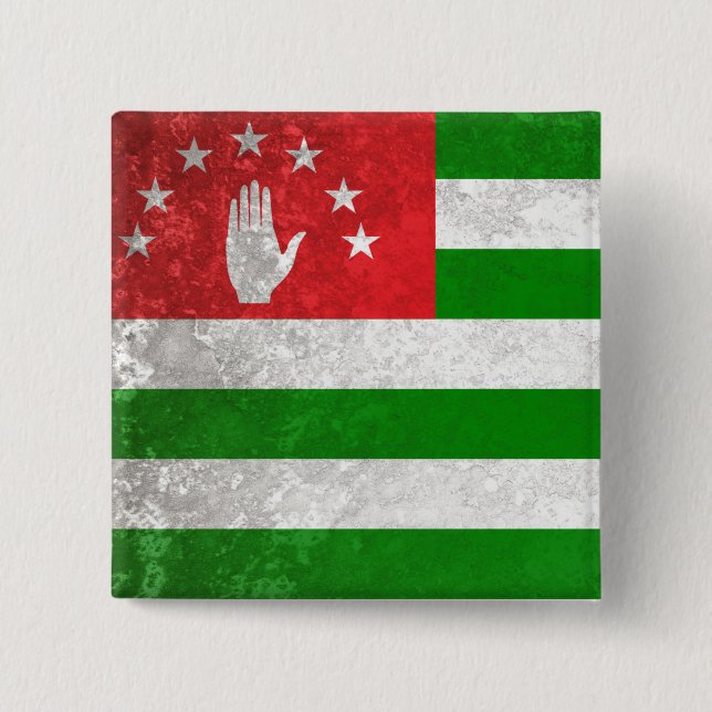 Abkhazia 15 Cm Square Badge (Front)