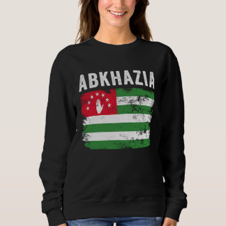Abkhazia Flag Distressed  Men Women Kids  Abkhaz F Sweatshirt