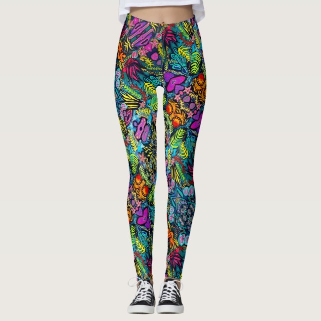 ABL - 308 - Marine Life - Leggings (Front)