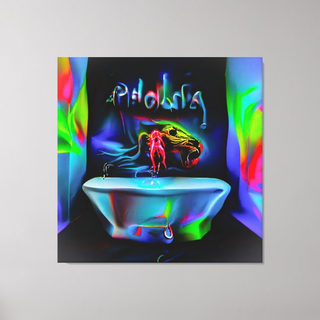 Ablutophobia 2 canvas print (Front)