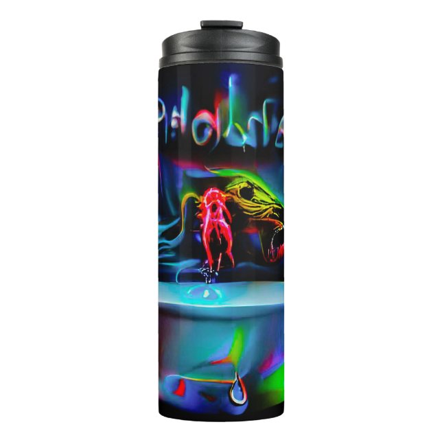 Ablutophobia 2 thermal tumbler (Front)