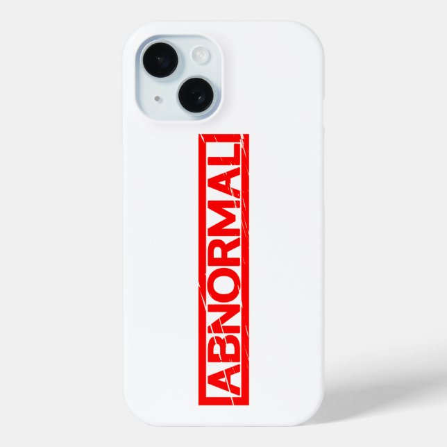 Abnormal Stamp Case-Mate iPhone Case (Back)