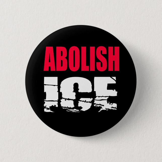 Abolish ICE 6 Cm Round Badge (Front)