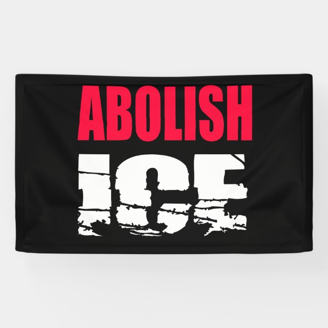 Abolish ICE Banner (Horizontal)