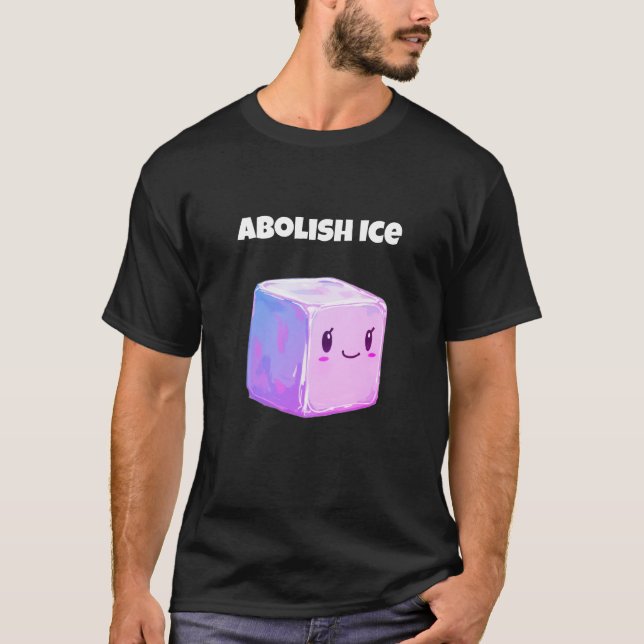 Abolish Ice – Bold Metaphor Concept T-Shirt (Front)