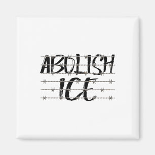Abolish Ice Byrbed Wire Protest And Resist Support Magnet