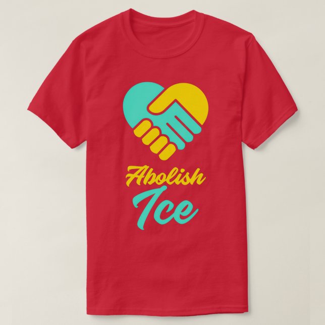 Abolish Ice Design T-Shirt (Design Front)