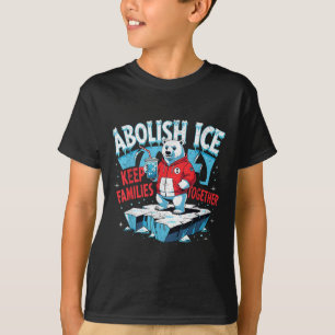 Abolish Ice Keep Families Together Polar Bear 4th T-Shirt