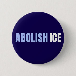 Abolish ICE Political Anti Trump 6 Cm Round Badge