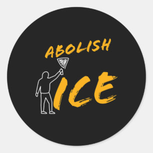 Abolish Ice Protest And Resist Support Immigrants  Classic Round Sticker