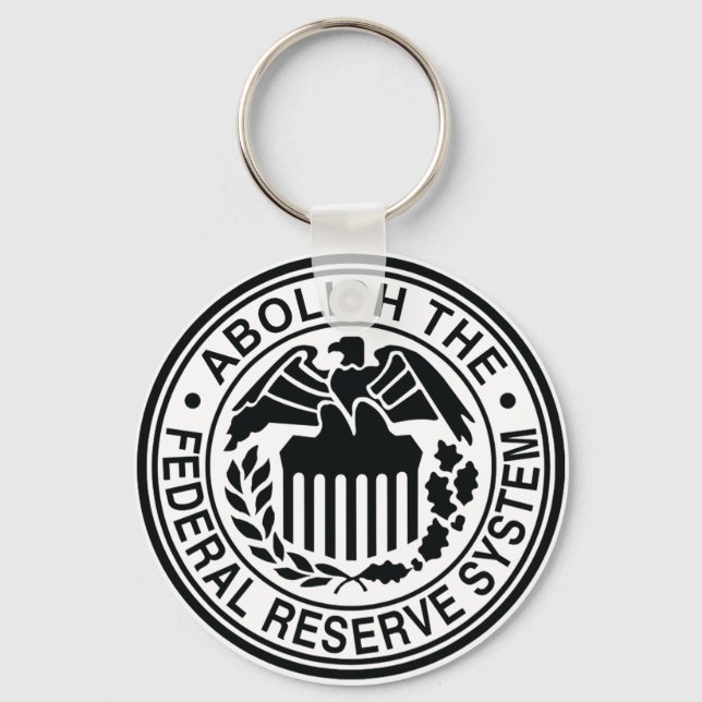 Abolish The Federal Reserve Key Ring (Front)