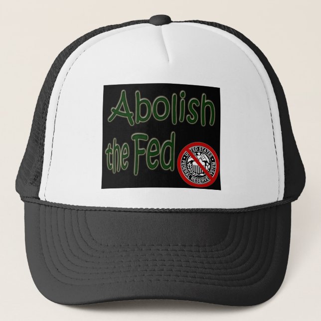 Abolish the Federal Reserve Tea Party Hat (Front)