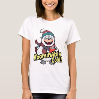 Abominably Cool Winter Yeti Design T-Shirt