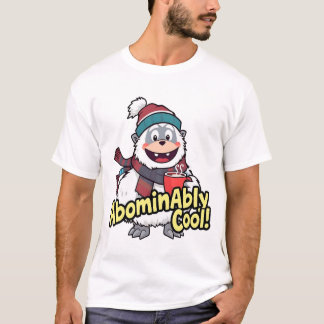 Abominably Cool Winter Yeti Design T-Shirt