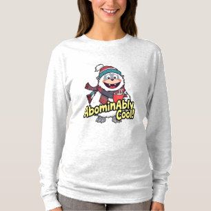 Abominably Cool Winter Yeti Design T-Shirt